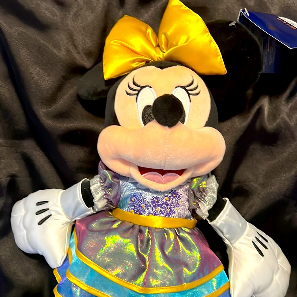 Minnie Mouse 50th celebration plush doll
